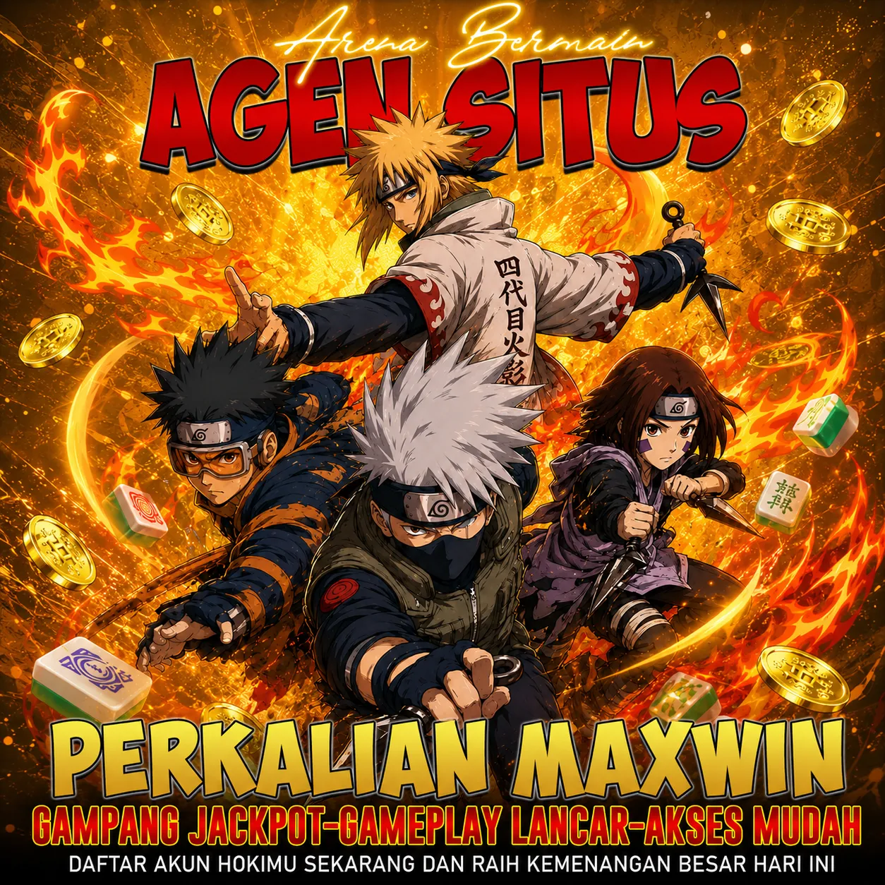 Thumbnail 1 of 3, Poster, KINGBOS: Buset Cuy? Liat 4 Fakta Agen Judol Sabi Malam Ini Bro designed and sold by KINGBOS.